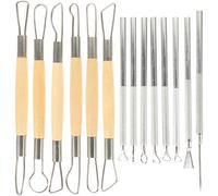 LALAFINA 1 Set Mormo Di Argilla Morbida Manuale Con Coccole A Mano Manuale Utensile Rotante Strumento Di Incisione A Paletta Per Le Paddle Per Ceramiche Strumenti Di Pittura In Legno