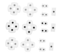 LALAFINA 10 Set Maneggiare la Colla conduttiva pulsantiera Ricambio del Controller Cuscinetto in Silicone conduttivo Riparare Ricambio Gel silice Bianca
