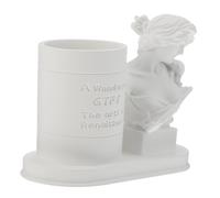 LALAFINA 1pezzi Resin Classical Figure Pen Holder Multifunctional Desk Organizer for Office Home Decor Creative Portrait Sculpture for Makeup and Stationery Storage
