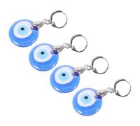 LALAFINA 2 Paia Orecchini da Donna Malocchio Blu in Vetro e Metallo, Eleganti e Unici, per Feste e Ragazze Adolescenti