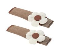 LALAFINA 2 Pezzi Copertura Maniglia Porta in Tessuto Protezione per Inverno e Antiscivolo e Comfortevole Adatta per Anziani
