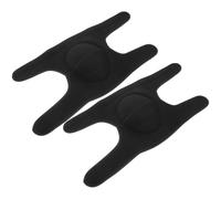 LALAFINA 2 Pezzi Ginocchiere Sponge Protector in Eva Foam Nero, Comode e Non Strette, per Giardinaggio e Yoga, Protezione Anticolpo per Ginocchia