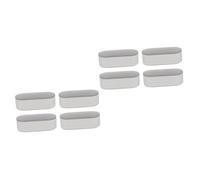 LALAFINA 2 Set Paraurti Per Sedile Wc Adesivo Per Copriwater Facilità Installazione Design Resistente E Compatibile Con Vari Copriwater 4 Pezzi*2