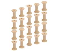 LALAFINA 20 Pezzi Bobine Vintage Vuote a Forma di Clessidra in Materiale Sintetico per Macchina da Cucire, per attività di Fai da Te e Artigianato Filo e Corda