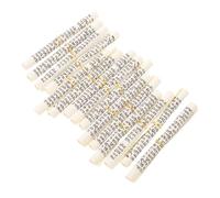 LALAFINA 20 Pezzi Pergamena e Corda di Kosher per Mezuzah Ebraica Design Versatile e Spirituale per Decorazione