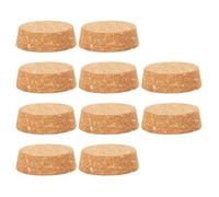 LALAFINA 20 Pezzi Tappi di Sughero in Legno per Bottiglie di Vino Rosso, Sigillo di Tenuta Riutilizzabile, Tappo per Bevande Pratico per Vino, Olio e Birra, Copribottiglie in Sughero