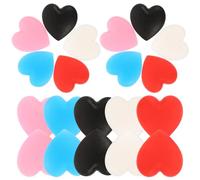LALAFINA 25 Paia Cuscinetti in Silicone a Forma di Cuore per Occhiali Antiscivolo, Leggeri e Morbidi, per Attività All'aperto e Lavoro, Protezione e Comfort