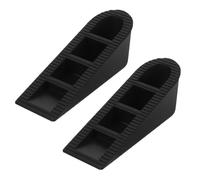 LALAFINA 2pezzi Cunei Ferma Porte in Gomma Resistente per Sicurezza Cunei Antivento per Porte Interne ed Esterne Fermaporti Cuneo per Casa Senza Attrezzi