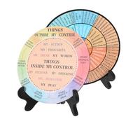 LALAFINA 2pezzi Ruota Delle Con Supporto Di Decorazioni Per Ufficio e Casa e Design Per Migliorare Benessere Psicologico