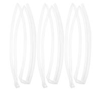 LALAFINA 3 Pezzi Protezione Terminale per Lacci Trasparente in Plastica, Tubetto Termorestringente Tagliabile da 1, Diametro 5mm, per Cordini di Pantaloni Jogger di Vita Attivo