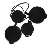 LALAFINA 3 pezzi Tappi Oculari in Gomma per Binocoli Copriobiettivi Protettivi per Telescopi e Binocoli Compatti Facili da Montare e Resistenti per Attività Outdoor