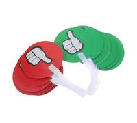 LALAFINA 30 pezzi Palette Voto Riutilizzabili per Aula Segnali Sì No Resistenti e Pratici Accessori Scuola per Interazione e Valutazione Insegnanti