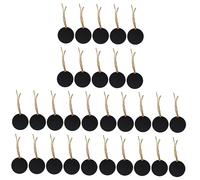 LALAFINA 30pezzi Mini Lavagnette Decorative Da Lavagna Due Facce Con Corda Per Etichette Segnaposto e Decorazioni Per Feste Per Matrimonio e Fai Te