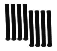LALAFINA 4 Paia eyeglass ear grips anti slip, nero, in nailon e poliuretano, per aste da 3,7 mm, comfort e stabilità per sport e outdoor