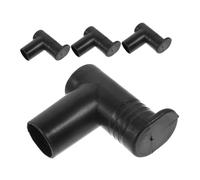 LALAFINA 4 Pezzi Connettori per Stender Angolo Retto Giunti Stabili per Bastoni Appendiabiti Accessori Resistenti per Stendibiancheria Portatile Senza Attrezzi Montaggio Facile per Bagno e