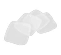 LALAFINA 4 Pezzi Stampo per Sottobicchieri in Silicone Quadrato Grande, Resistente e Flessibile, per Creazioni Resinose e Uso Quotidiano in Famiglia