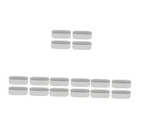 LALAFINA 4 Set Per Sedile Wc Da Rialzo Per Copriwater Con Adesivo Compatibile Con Diverse Tipologie Sedili Comfort E Facilità Uso Facile Installazione Senza Utensili 4 Pezzi*4