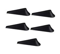 LALAFINA 5 Pezzi Fermaporta in Gomma Antiscivolo Nero Cunei Robusti per Casa e Ufficio Protezione Pavimenti Senza Graffi Sicurezza e Uso Duraturo