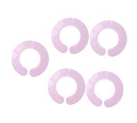 LALAFINA 5 Pz Sciarpa Mantelle Per Tagliare i Per Adulti Mantella Da Parrucchiere Collare Per Da Salone Grembiule Da Salone Gel Di Silice Collo Viola Per Uomo