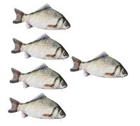 LALAFINA 5pezzi Astuccio Penna Forma Di Pesce Borsa Portaoggetti Creativa Simulazione Pesce Per Scuola e Ufficio Perfetta Per Penne Monetine e Piccole Cose