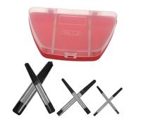 LALAFINA 6 Pezzi Estrattori Viti Spezzate Resistente per Rimozione Bulloni Danneggiati Estrattore Pesante per Viti Spanate Kit Versatile per Filetti Danneggiati e Bulloni Rotti