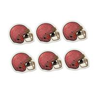 LALAFINA 6 Toppe Termoadesive A Forma Casco Sportivo, Da Applicare Su Casco Da Football, Ricamate, Per Abbigliamento, Per Fai Da Te E Per Il Della Squadra.