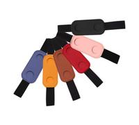 LALAFINA 6pezzi Portapenne in Pelle Pu Elastico per Donna Supporto Singolo per Penna o Matita Protettivo Compatto per Quaderno Diario o Libro per Viaggiatore e Pianificatore Colore Casuale