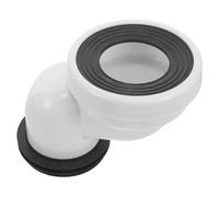 LALAFINA Adattatore Scarico Wc con Flangia Modo Unico Installazione Facile e Veloce Scarico Antiblocco Accessorio per Resistente Alla Corrosione e Antileak