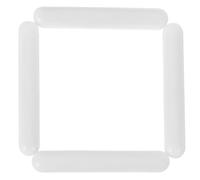 LALAFINA Agitatore Magnetico Facili da Mantenere 4 Pezzi Barre Cilindriche in Ptfe Bianco Resistenti ad Alte Temperature per Miscelazione di Liquidi in Laboratorio Riutilizzabile