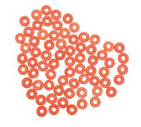 LALAFINA Anelli di Gomma per Castrazione del Bestiame 100 Pezzi Anello di Coda Elastico in Gomma per Suini Bovini e Ovini Strumento Sicuro e Incruento per Allevamento e Gestione Animali