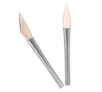 LALAFINA Brunitoio in Agata con Manico 2 Pezzi, Strumento per Lucidatura e Levigatura Gioielli, Lucidatrice per Gioielli in Agata Adatta a Foglia D’Oro e Argilla, Utensile Artigianale