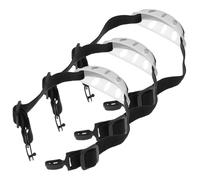 LALAFINA Cinturini per Mento Casco da Costruzione Regolabili in Poliestere Elastico 3 Pezzi per Protezione Testa Cantieri e Uso Professionale