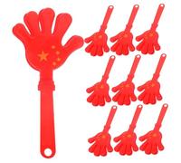 LALAFINA Clap Hands Rumorosi a Forma Di Mano 28 Cm in Abs, Oggetti Di Scena Per Tifo e Bomboniere Rumorose Per Feste, Set Da 10 Pezzi Per Compleanni e Eventi Sportivi