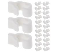 LALAFINA Connettori per Box per Animali Domestici 48 Pezzi in Plastica Bianca per Recinzioni e Armadi Modulari Fibbie di Collegamento per Uso in Porte e Scaffalature