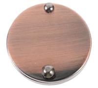 LALAFINA Copertura per Visore Porta Privacy 16mm in Rame Rosso, Protezione Spioncino Interno per Appartamento, Accessorio Sicurezza Famiglia Installazione Semplice e Rotazione Bloccabile