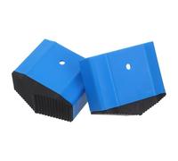 LALAFINA Coperture in Gomma per Piedini di Scale 2 Pezzi Piedini Antiscivolo per Scala Pieghevole Protezione Pavimenti Laminati Interni