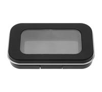 LALAFINA Custodia Magnetica Nera per Aghi da Ricamo Porta Spilli Supporto Satinato Contenitore per la Conservazione dell'Ago da Cucito Kit Organizzatore Multiuso per Punto Croce