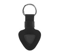 LALAFINA Custodia Porta Plettri in Pelle Pu Nera Resistente All'usura, Portatile e Raffinata per Chitarra, per Viaggi e Lezioni di Chitarristi