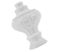 LALAFINA Decorative Curtain Rod Finials Elegant Design Suitable For Roman Rods Adds Style To Your Home Decor