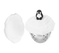 LALAFINA Filtro Pinguino Inossidabile in per Forma di a e Tè Riutilizzabile Infusore Creativo Alimenti per Ufficio e Casa