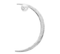 LALAFINA Forcella per capelli in metallo, a forma di luna, con perle, stile retrò, accessorio gotico per donne e ragazze