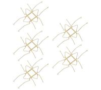 LALAFINA Ganci a Molla Nascosti per Appendere Decorazioni e Oggetti Artistici a Forma di W 10 in Facili da Installare e Rimovibili, per Garage e Esposizioni