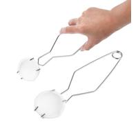 LALAFINA Kit Crogiolo per Fusione di Gioielli in Acciaio e Quarzo Bianco, Resistente a Crepe, Facile da Usare, Diverse Forme per Applicazioni di Laboratorio e Fusione Professionale