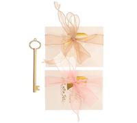 LALAFINA Libro dei Voti Nuziali Elegante Schede per Discorsi di Matrimonio, Set da 2 Pezzi in Colori Impero Oro e Rosa Corallo, per Banchetti Nuziali e Celebrazioni Romantiche