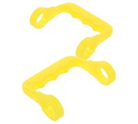 LALAFINA Maniglia Leggera e Sollevamento Martinetto 2 in Idraulico di Pezzi Plastica Gialla, Design Ergonomico Alza Orizzontale Adatta per Cric Macchina