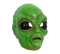 LALAFINA Maschera Testa Alieno Verde Rp per Concerti e Danza | Leggera e Confortevole, Uso Sicuro, Accessorio per Feste e Cosplay di Halloween