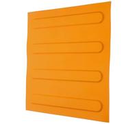 LALAFINA Mattoni Ciechi per Giardino in Pvc Giallo Design a Strisce Tattili Uniche per Pavimenti Esterni Pratici e Sicuri per Persone Non Vedenti