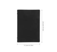 LALAFINA Notebook con Copertina Pu Elegante Mobili per Aggiungere e Rimuovere Pagine Taccuino Compatto e Portatile per Studenti Professionisti e Viaggiatori Blocco Note Spiralato