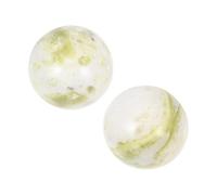 LALAFINA Palle Baoding 2 Pezzi Per Esercizi Portatili Delle Mani, 3,5 Cm, Realizzate in Lantian, Palline Per Meditazione e Tonificazione Muscolare, Adatte a Casa e Ufficio