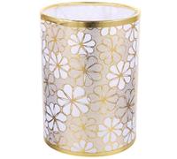 LALAFINA Paralume Rotondo in Lino Versatile per Lampade da Terra e Applique da Parete, Facile da Installare, Stile Semplice e Delicato, per Casa e Biblioteca, Colore Oro